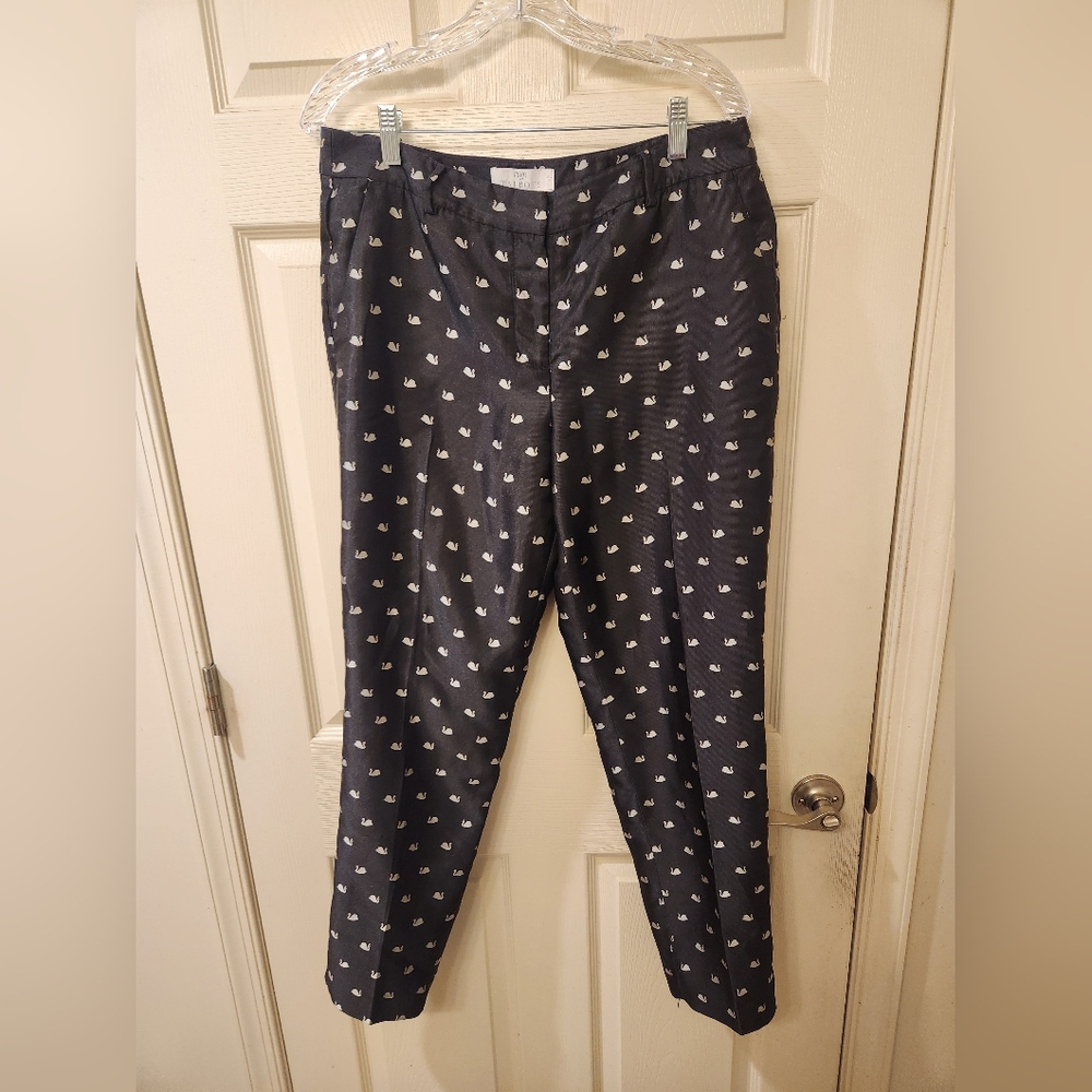 Black Geese Printed Pants